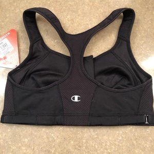 Champion Max Support Zip Tech Sport Bra New Size S